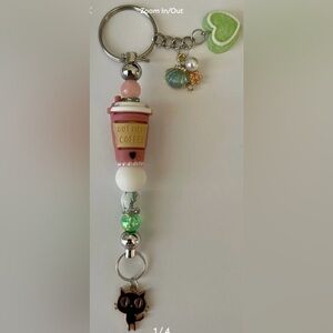 New Kawaii Coffee Cup Keychain/Pendant/for backpack/bag /purse charm